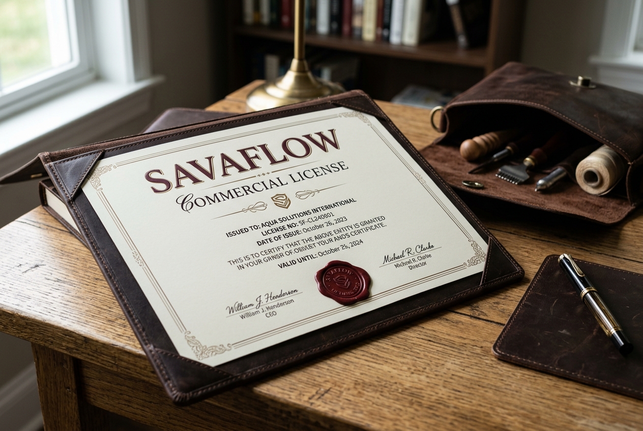Savaflow Commercial License
