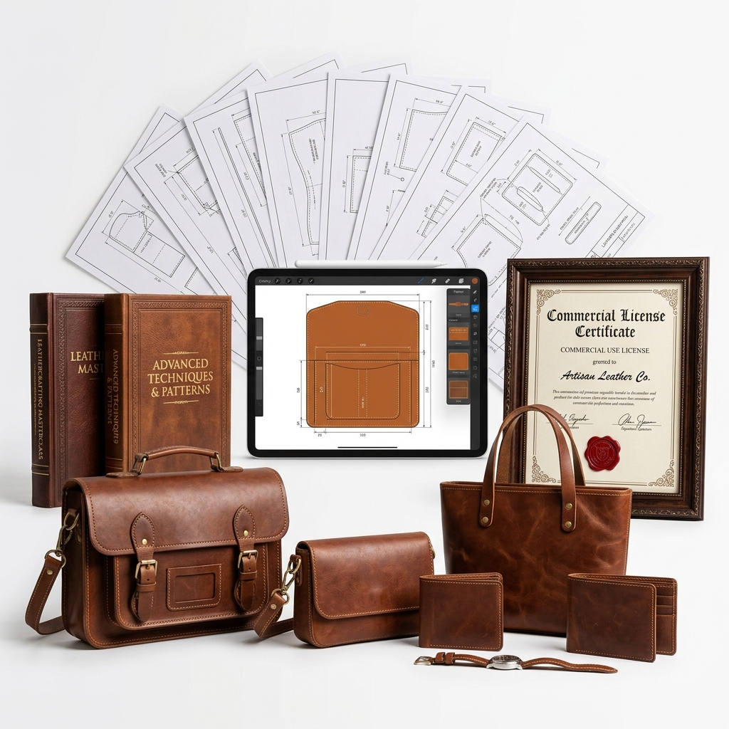 Master collection of digital blueprints and bags